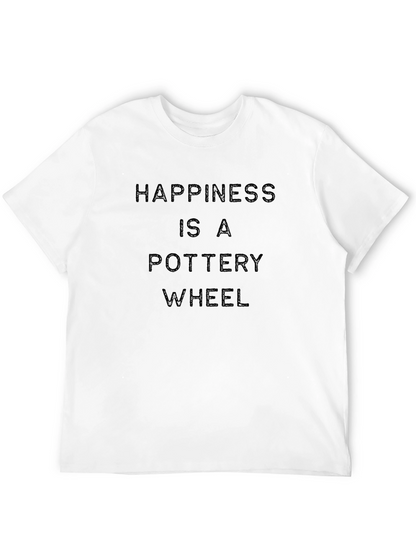 Happiness is a Pottery Wheel T-Shirt - Black