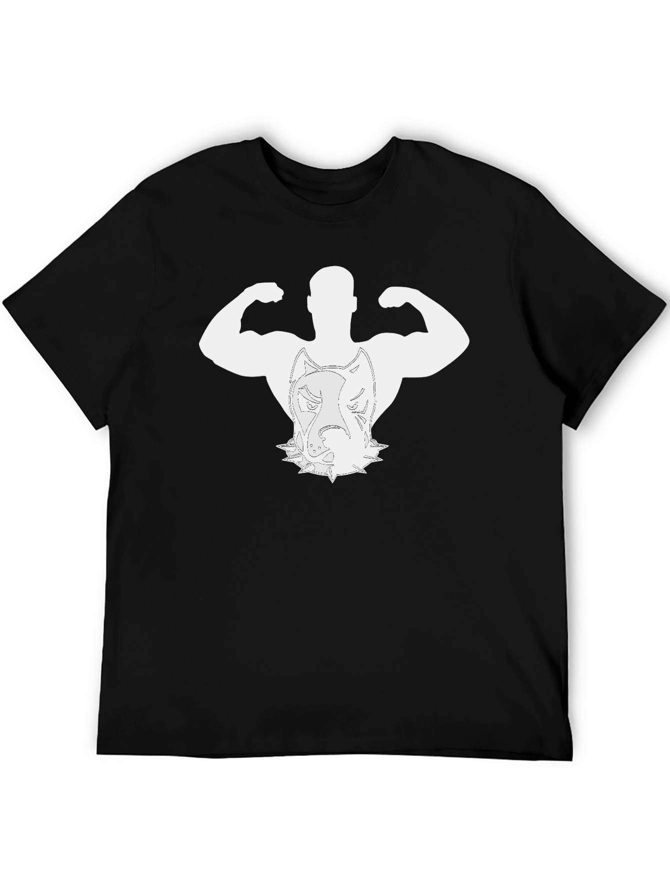 Pitbull Bodybuilder Black T-Shirt