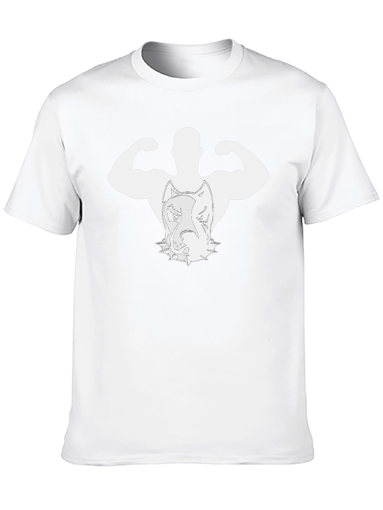 Pitbull Bodybuilder Black T-Shirt