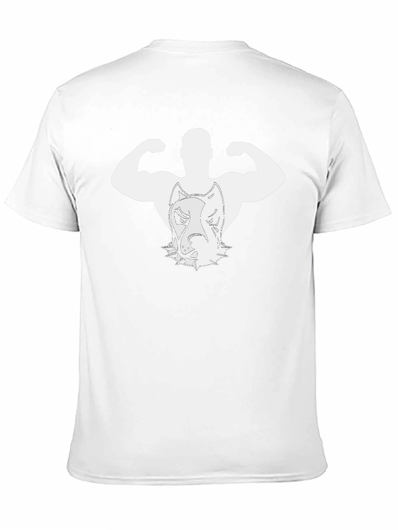 Pitbull Bodybuilder Black T-Shirt