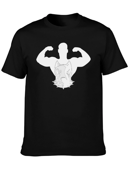 Pitbull Bodybuilder Black T-Shirt