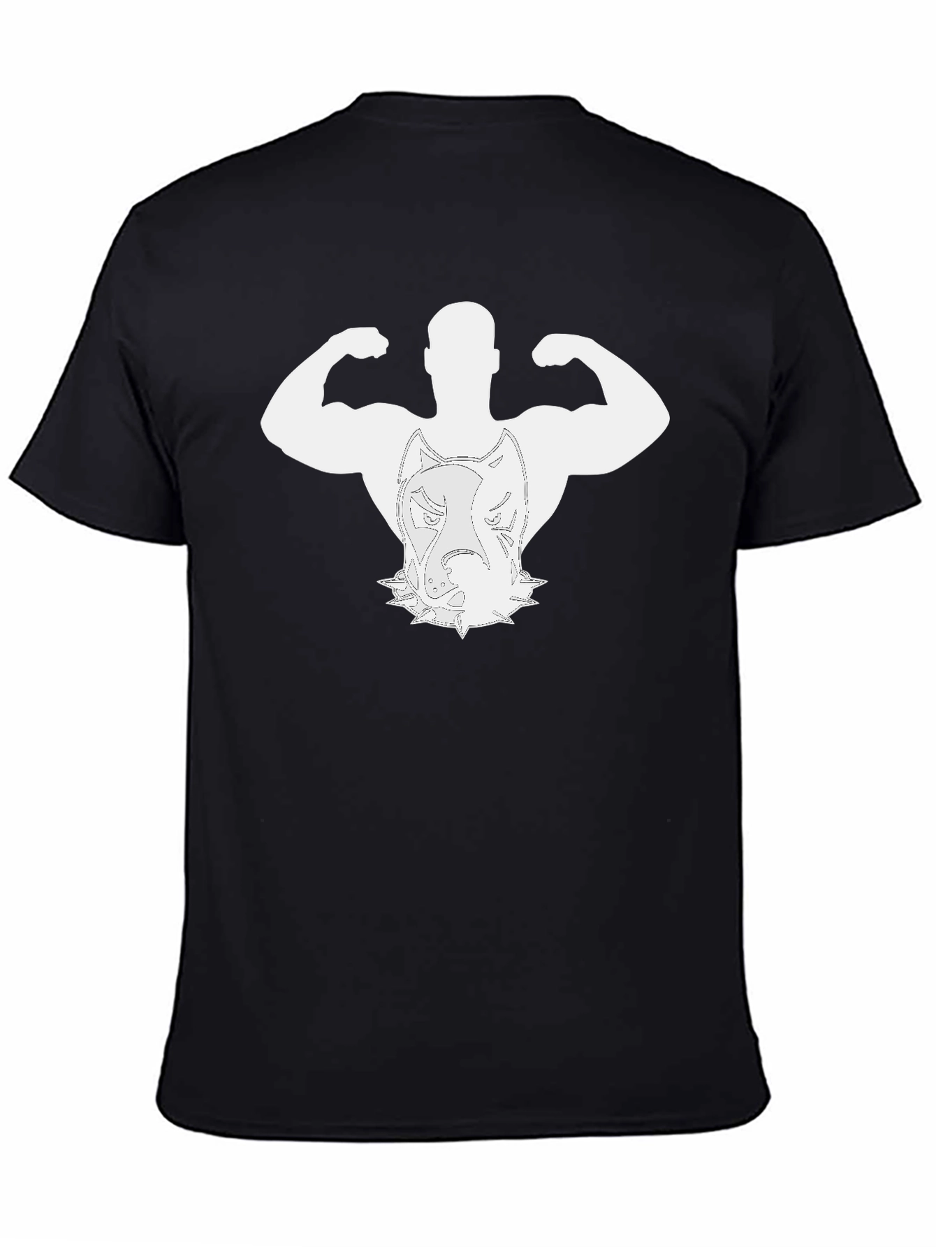 Pitbull Bodybuilder Black T-Shirt