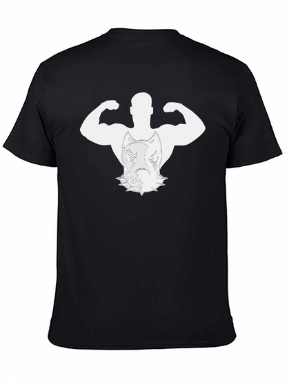 Pitbull Bodybuilder Black T-Shirt