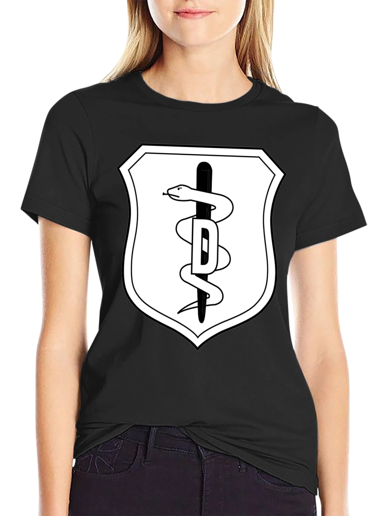 DDS Snake Rod T-Shirt Black