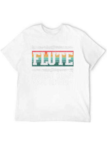 Flute Player T-Shirt - Pointedly Elegant & Refined