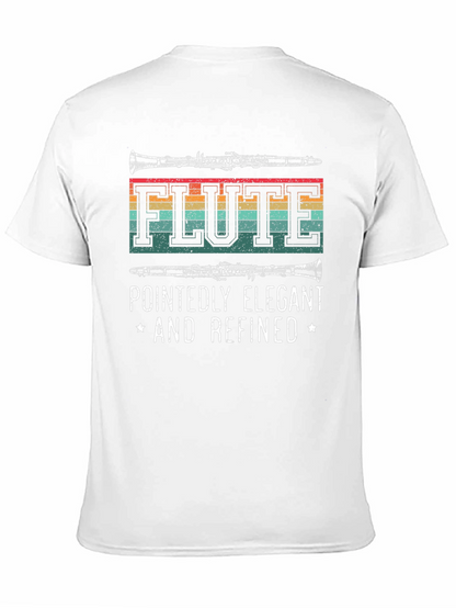 Flute Player T-Shirt - Pointedly Elegant & Refined