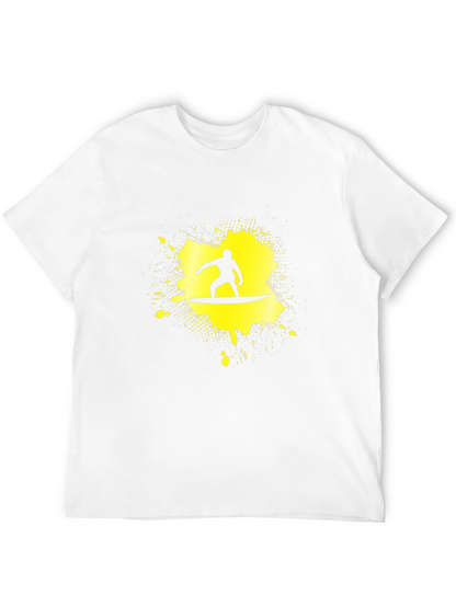 Surfer Graphic Black T-Shirt