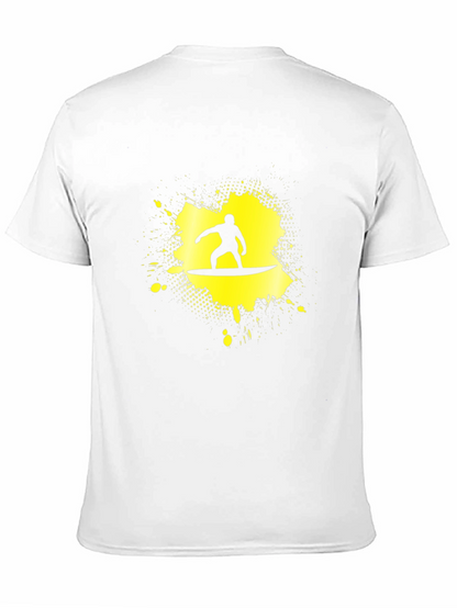 Surfer Graphic Black T-Shirt