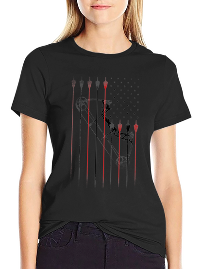 Archery Bow Arrow Graphic T-Shirt