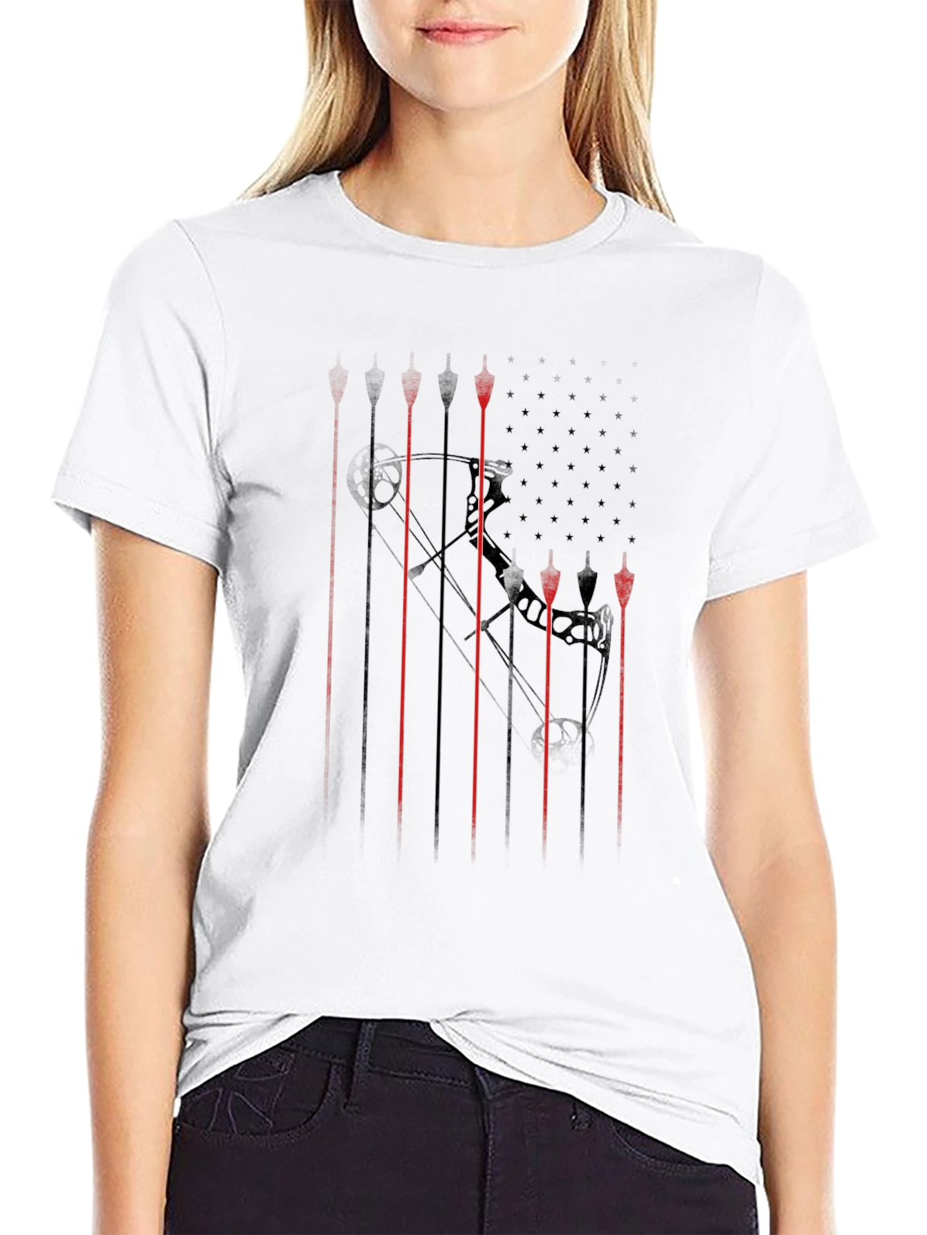 Archery Bow Arrow Graphic T-Shirt