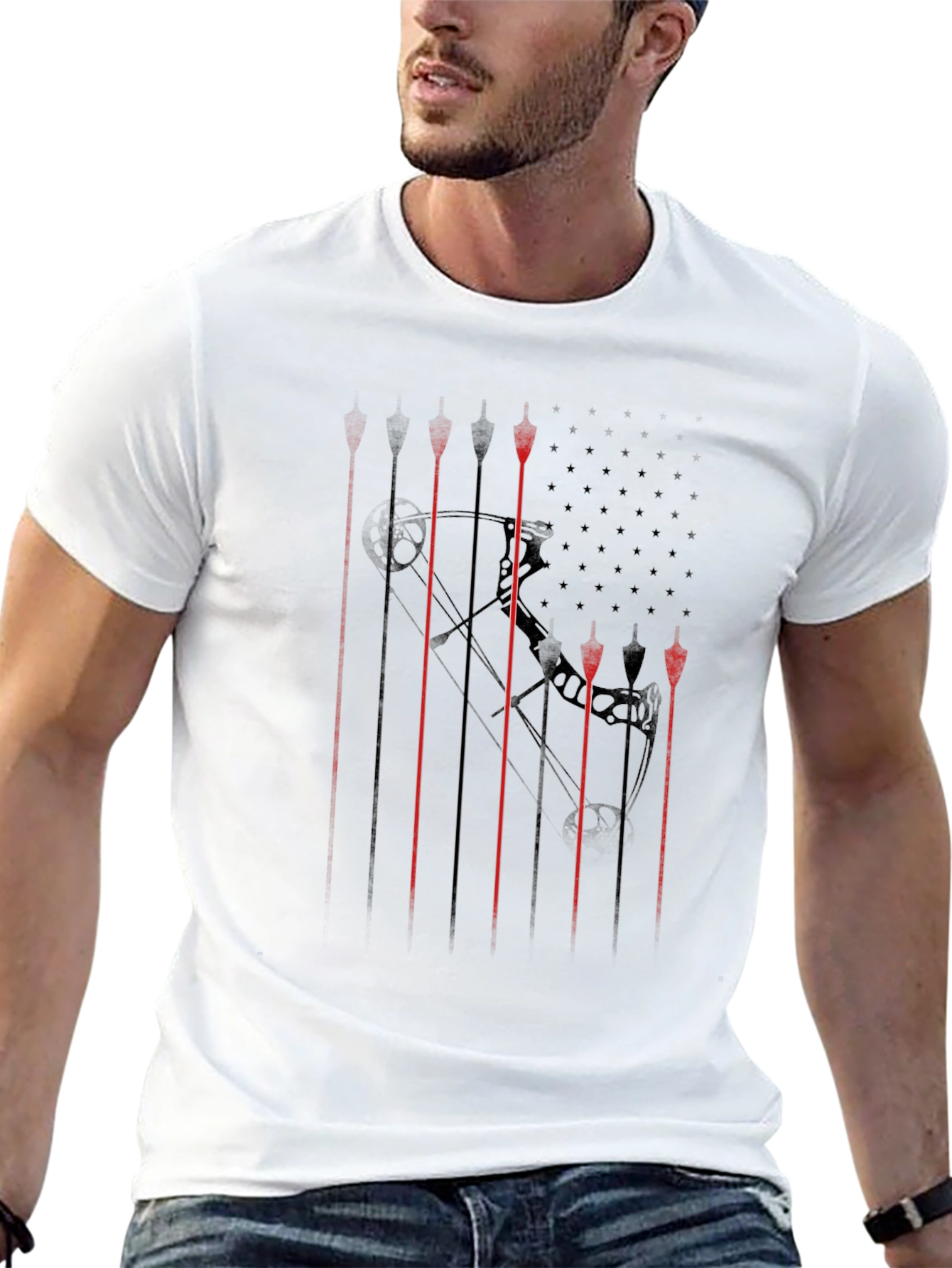 Archery Bow Arrow Graphic T-Shirt