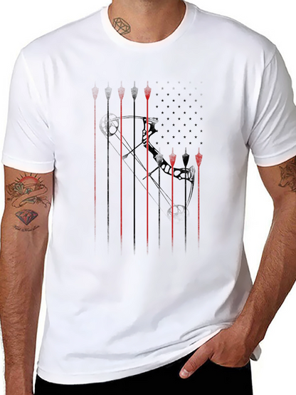 Archery Bow Arrow Graphic T-Shirt