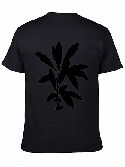 Botanical Silhouette Black T-Shirt
