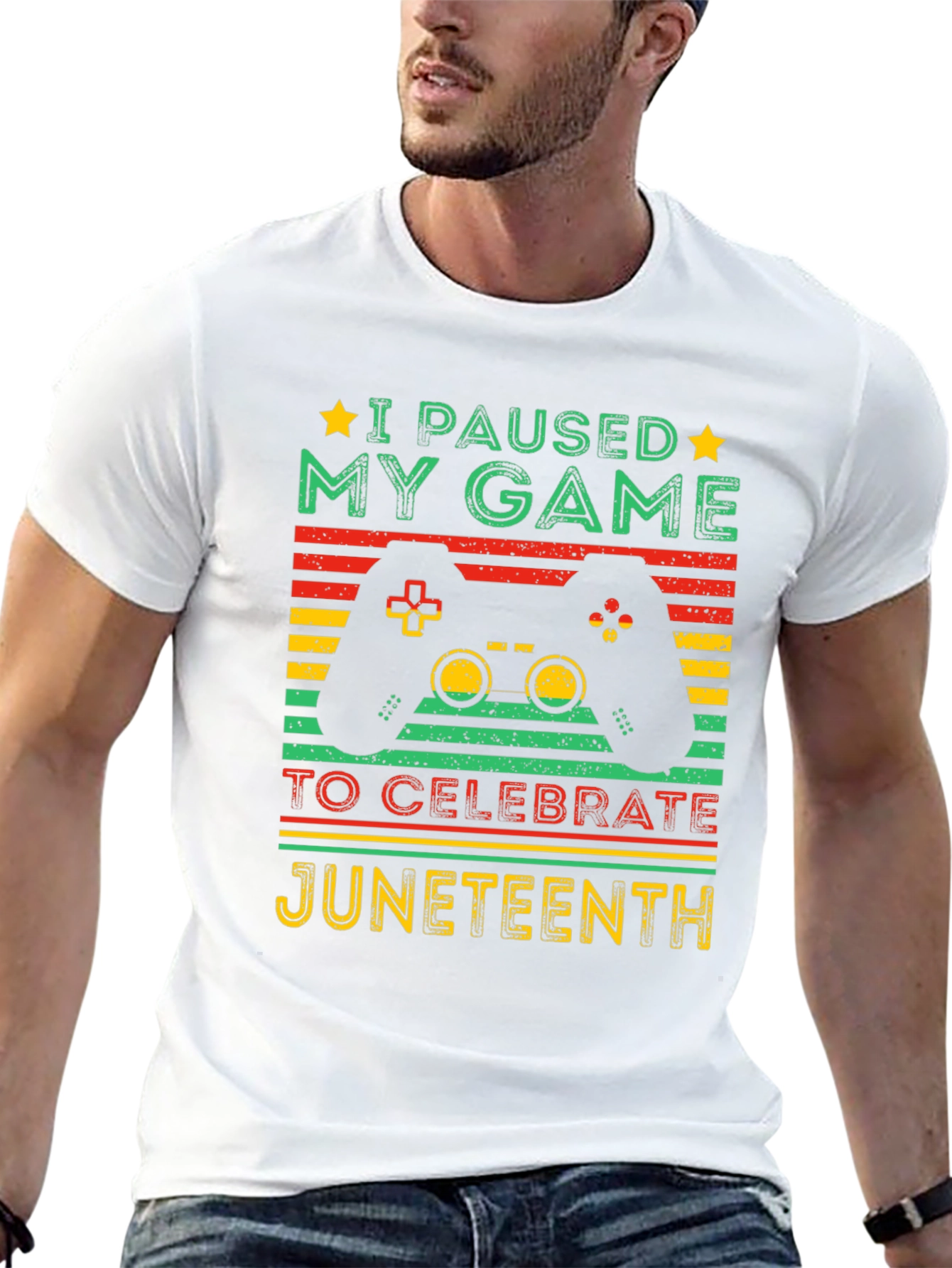 Juneteenth Gamer T-Shirt - Paused My Game Tee