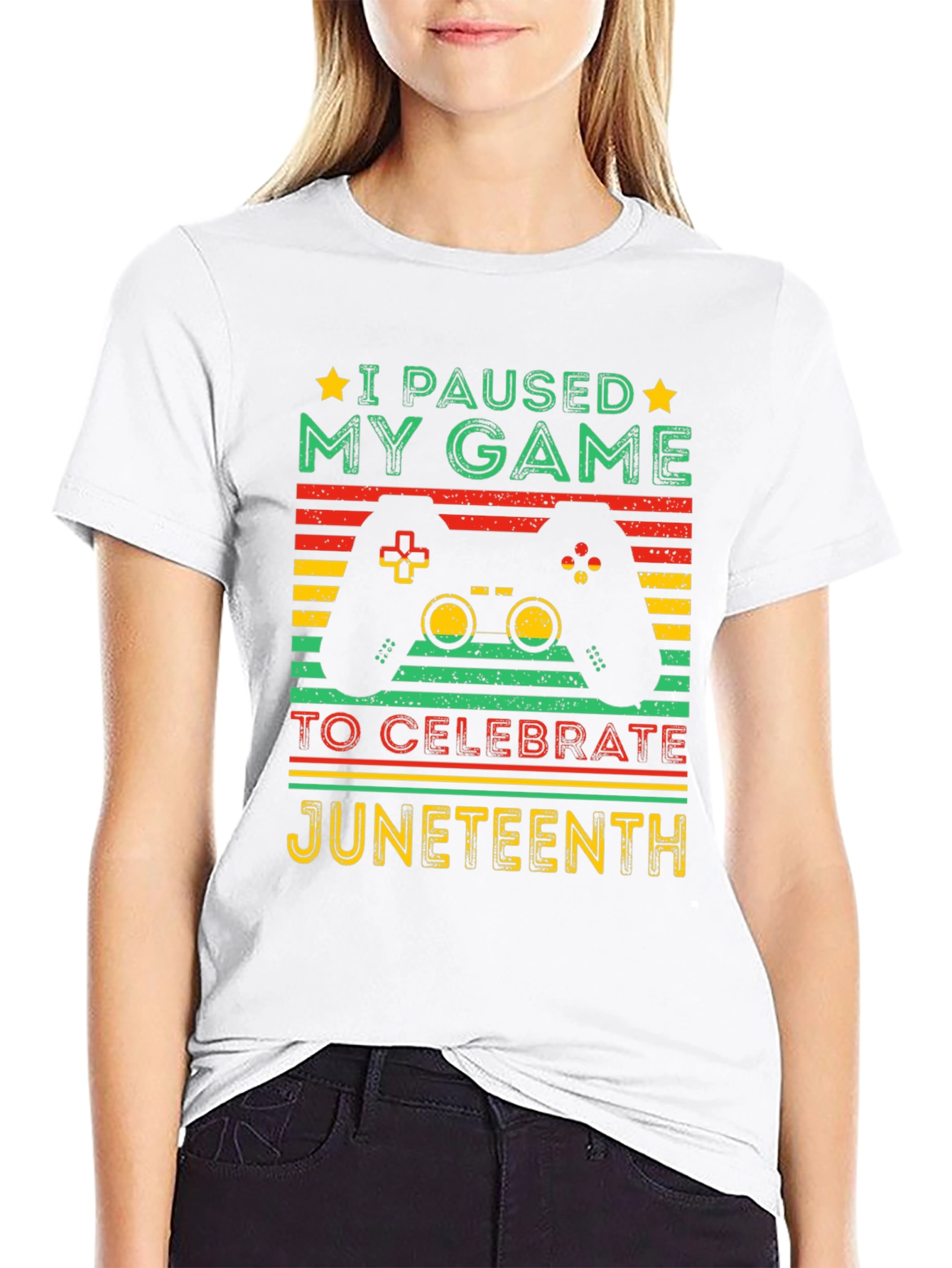 Juneteenth Gamer T-Shirt - Paused My Game Tee
