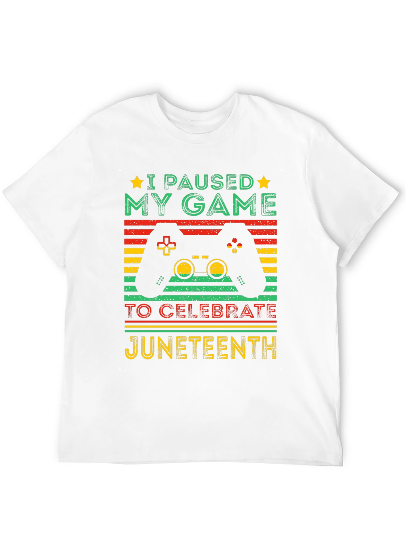 Juneteenth Gamer T-Shirt - Paused My Game Tee