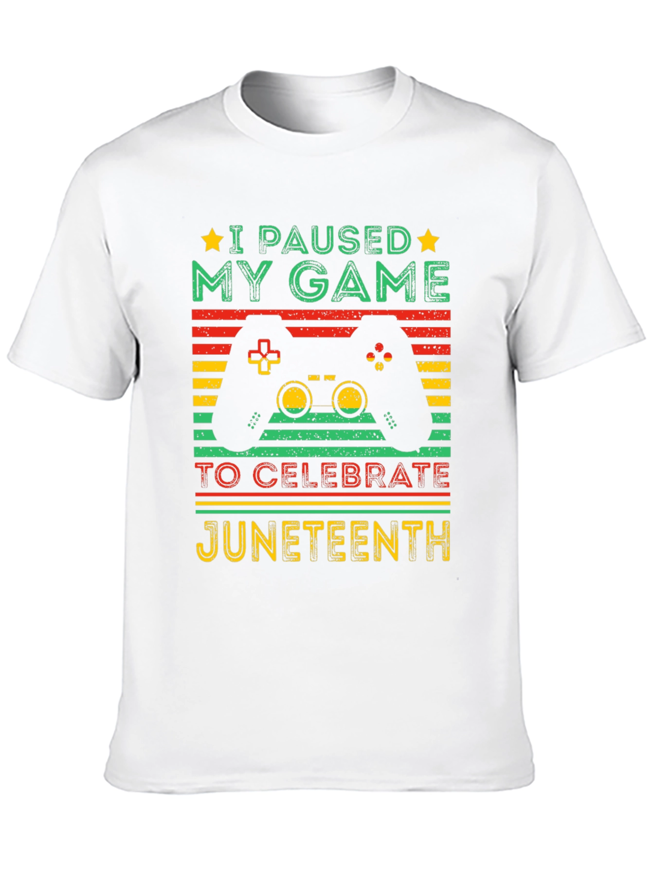 Juneteenth Gamer T-Shirt - Paused My Game Tee