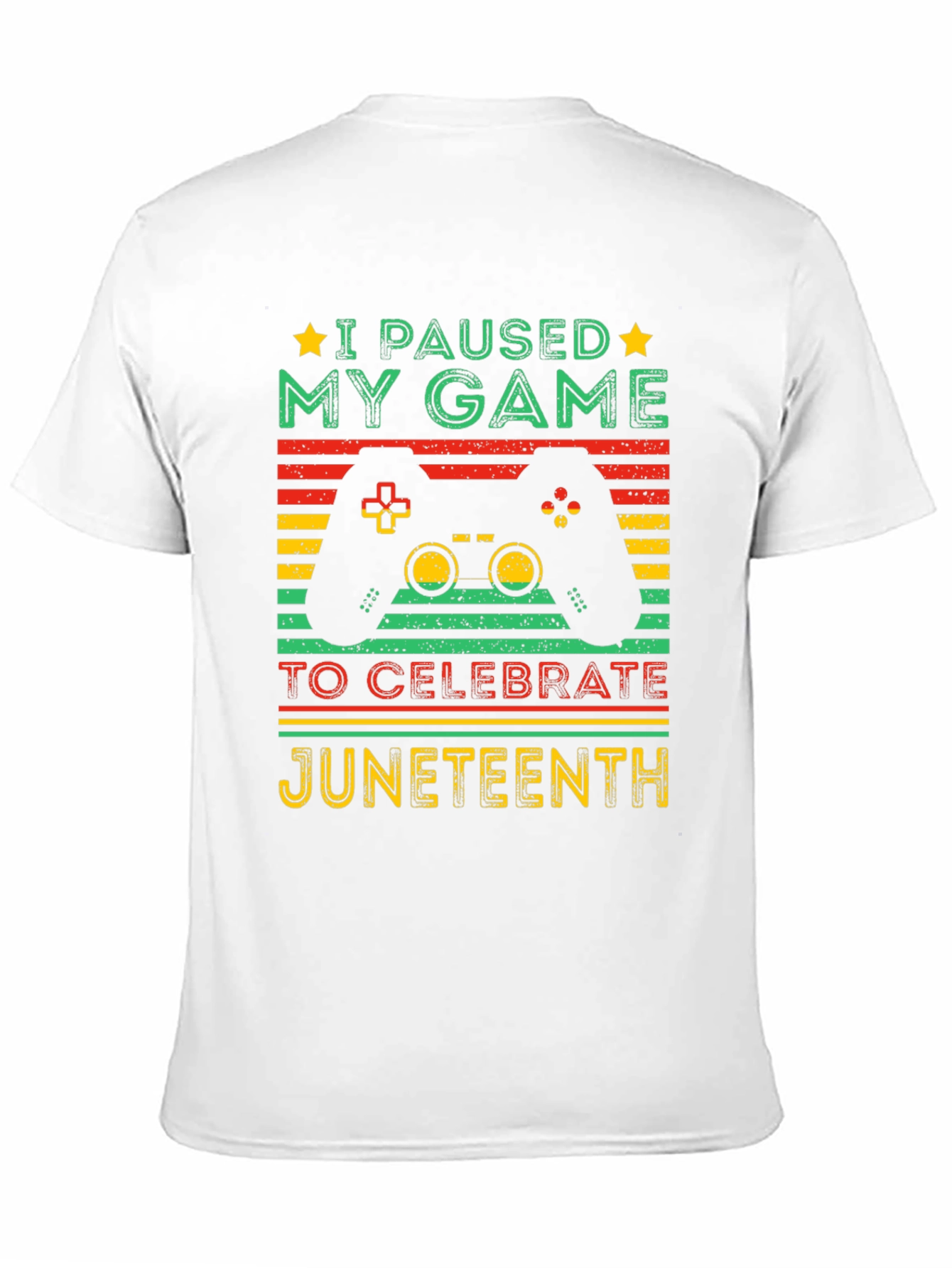 Juneteenth Gamer T-Shirt - Paused My Game Tee