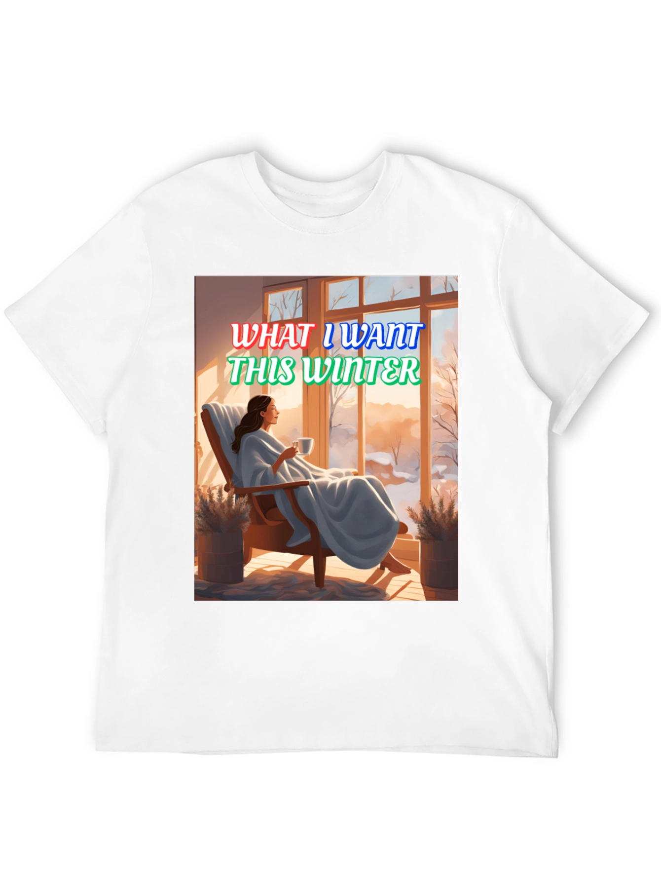 Winter Wish T-Shirt: Cozy Scene Graphic Tee