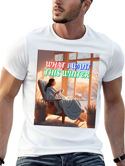 Winter Wish T-Shirt: Cozy Scene Graphic Tee