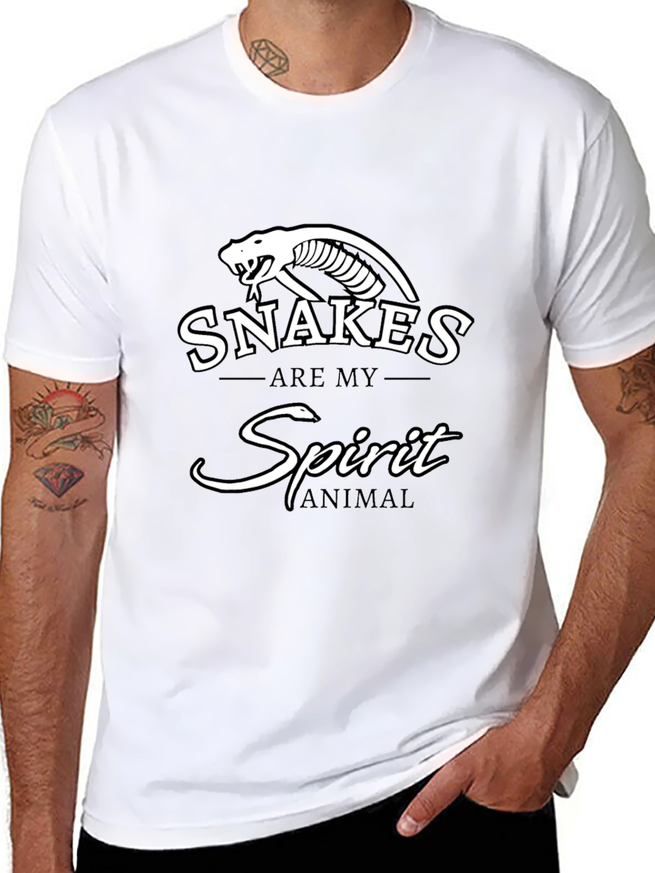 Snakes Are My Spirit Animal Graphic Tee
