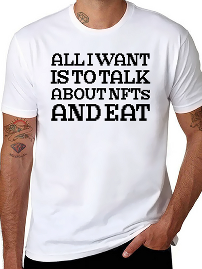 NFT Enthusiast Graphic Tee - Eat Sleep NFTs