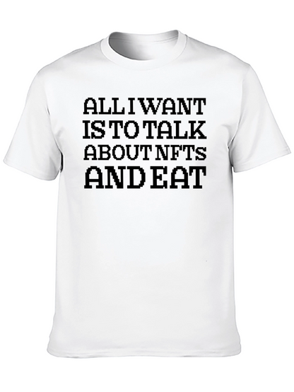 NFT Enthusiast Graphic Tee - Eat Sleep NFTs