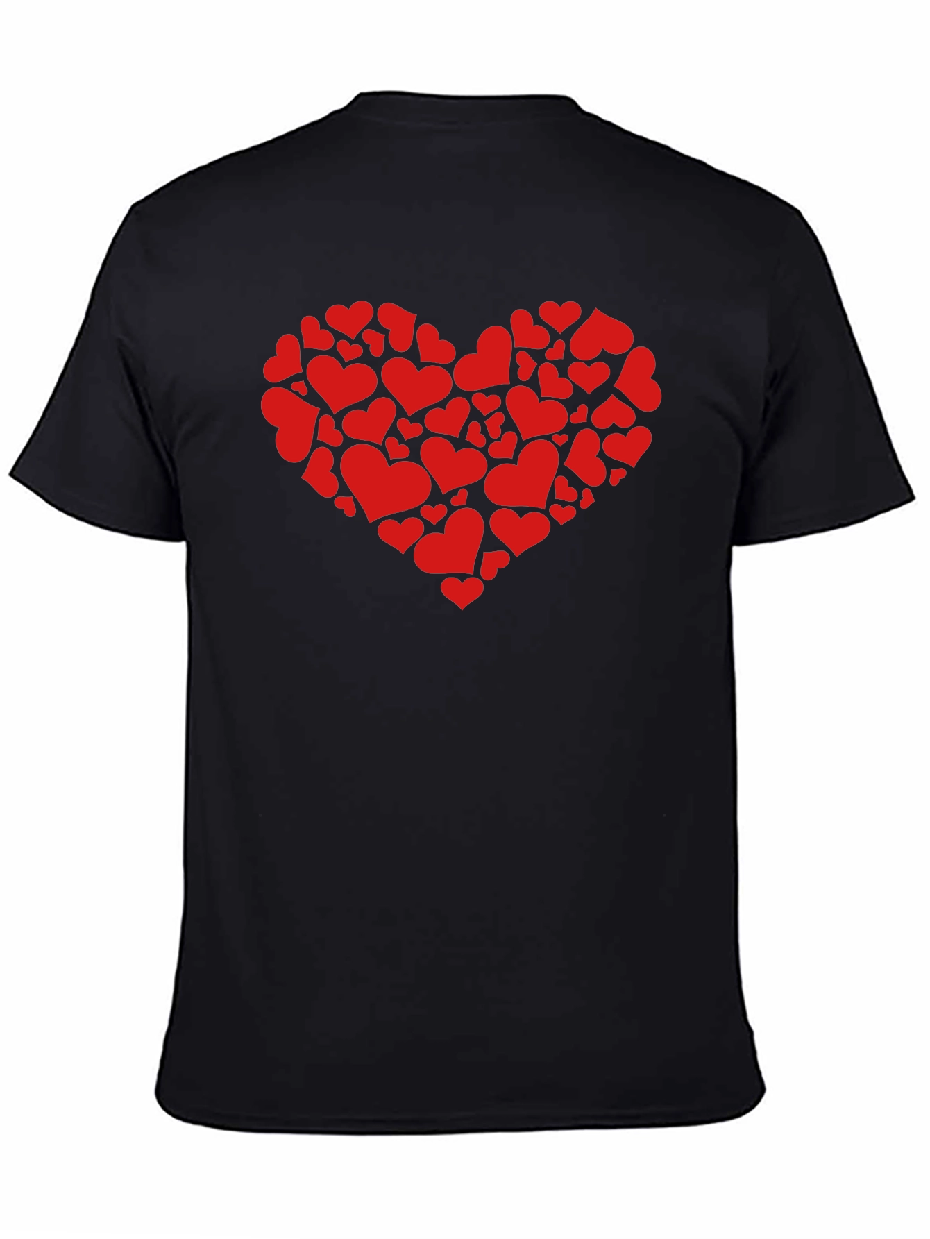 Heart Full of Hearts Black T-Shirt