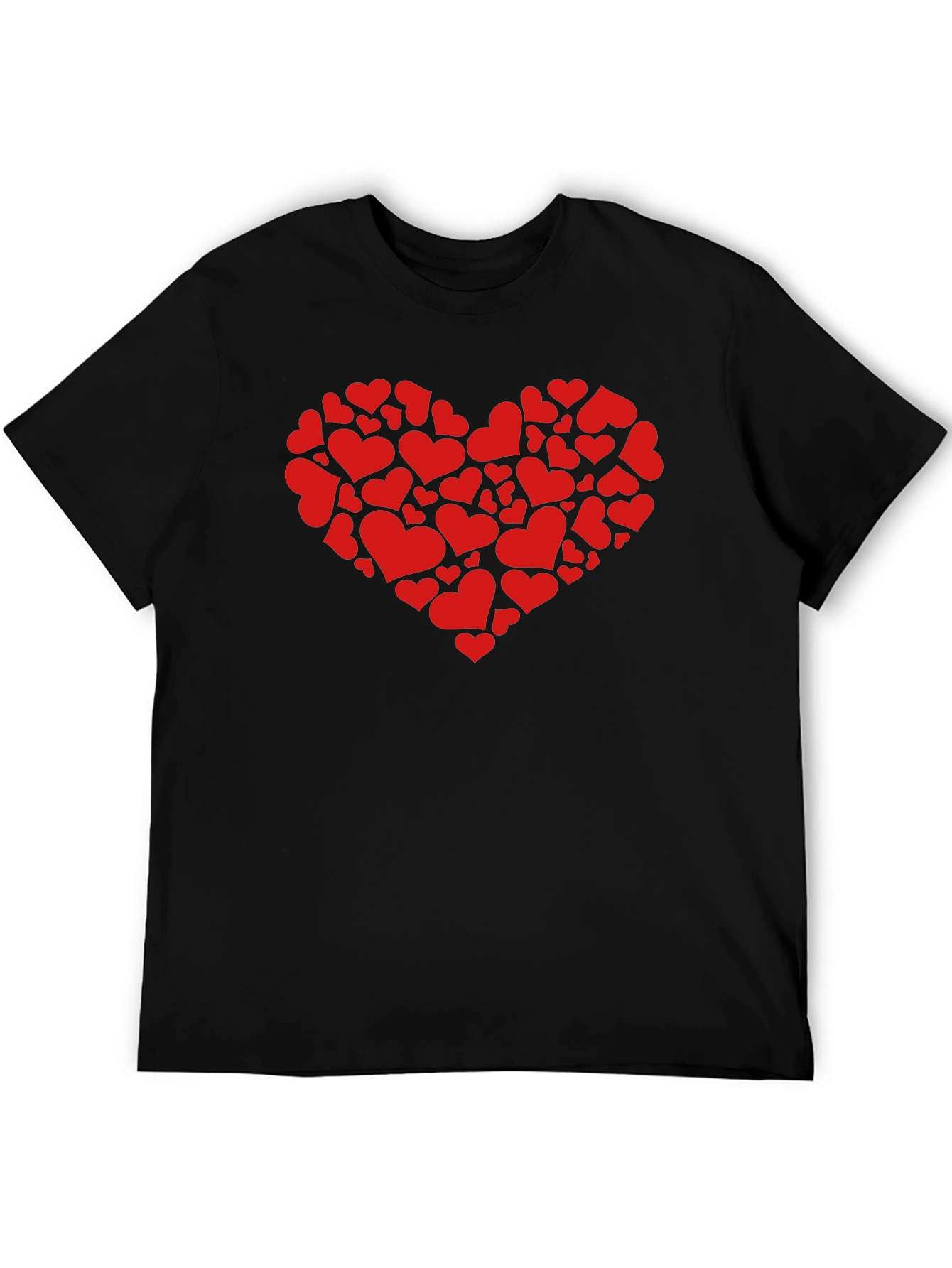 Heart Full of Hearts Black T-Shirt