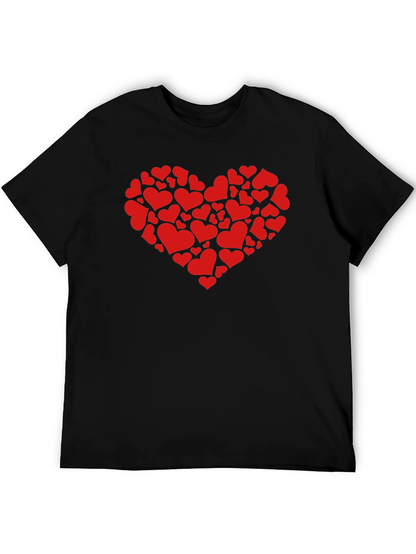 Heart Full of Hearts Black T-Shirt