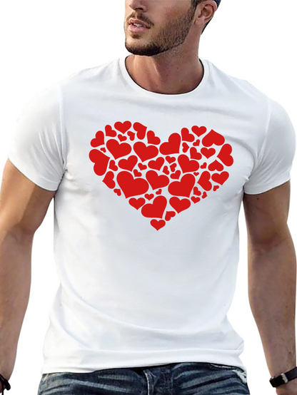 Heart Full of Hearts Black T-Shirt