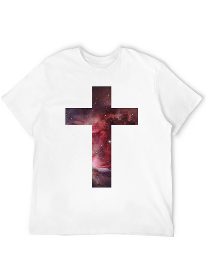 Nebula Cross Graphic Tee - Stylish Christian Apparel