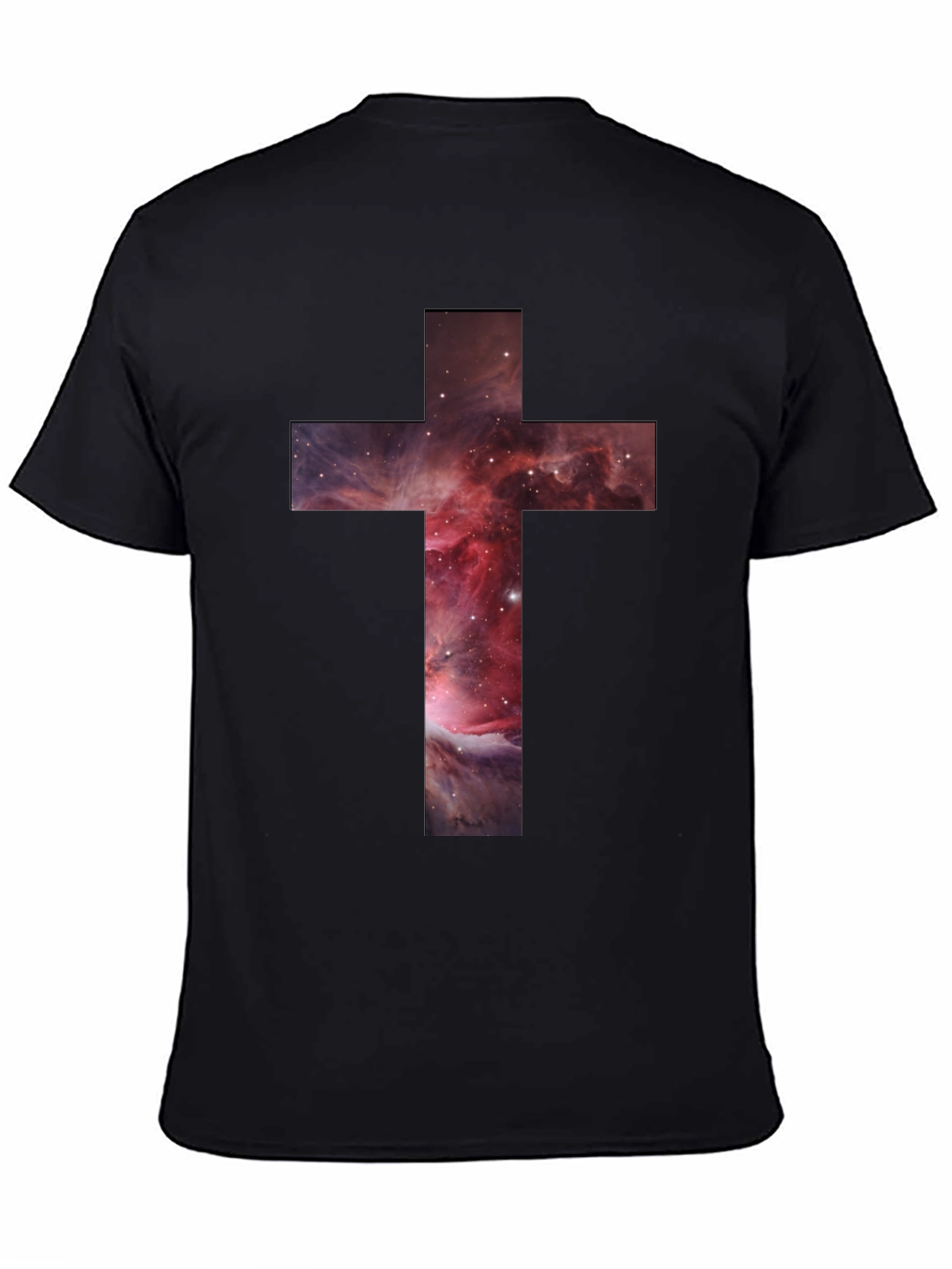 Nebula Cross Graphic Tee - Stylish Christian Apparel