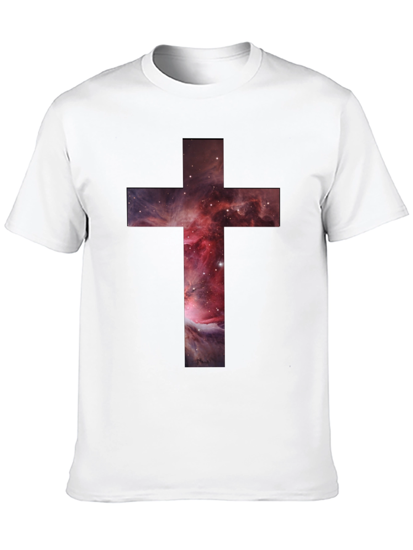 Nebula Cross Graphic Tee - Stylish Christian Apparel