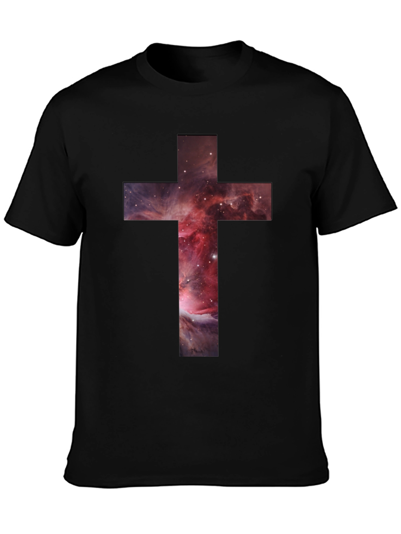 Nebula Cross Graphic Tee - Stylish Christian Apparel