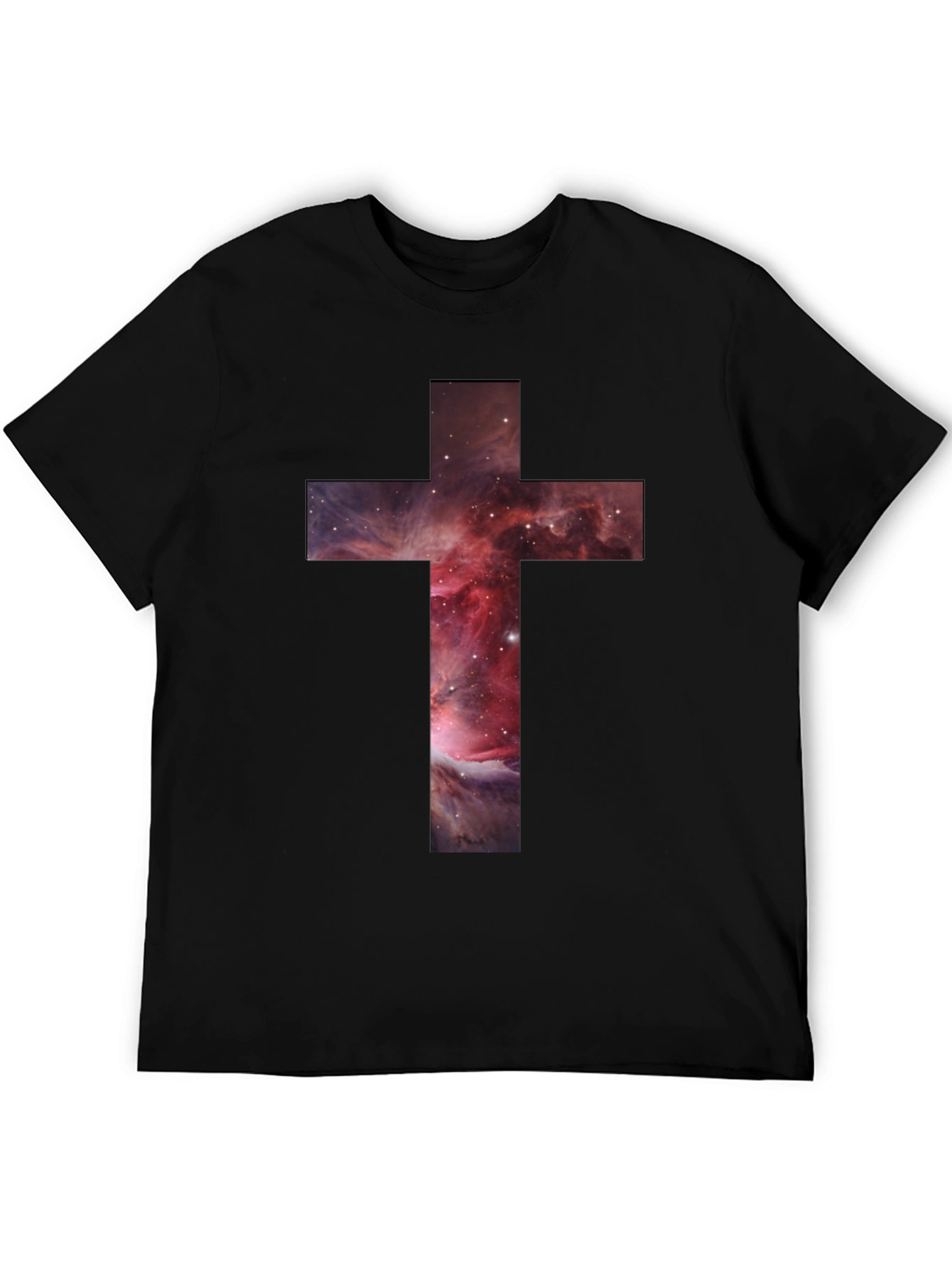 Nebula Cross Graphic Tee - Stylish Christian Apparel