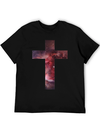 Nebula Cross Graphic Tee - Stylish Christian Apparel