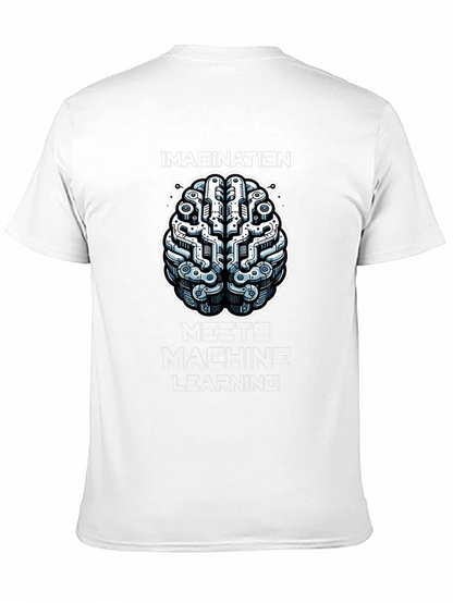 Imagination Meets Machine Learning Black Graphic Tee