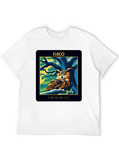 Flaco Owl Memorial Graphic T-Shirt