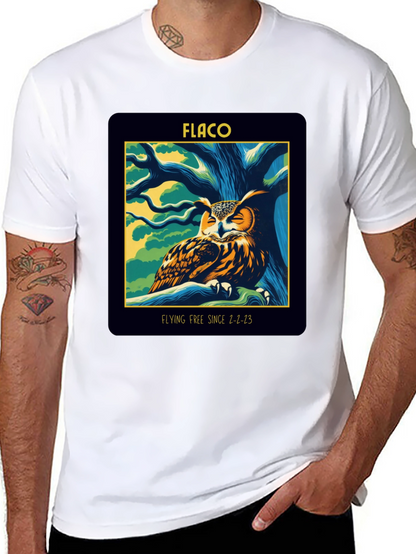 Flaco Owl Memorial Graphic T-Shirt