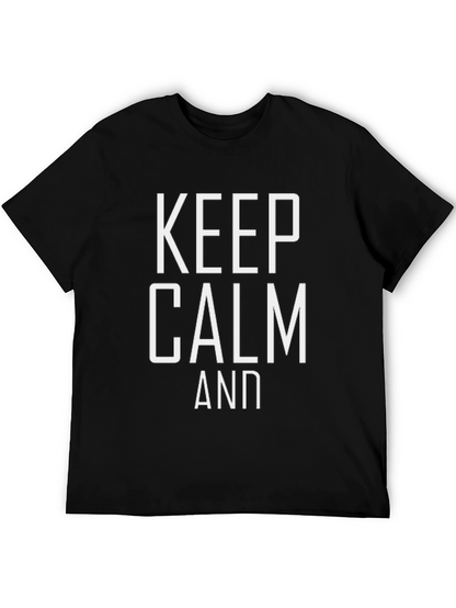 Keep Calm Graphic Tee - Black T-Shirt