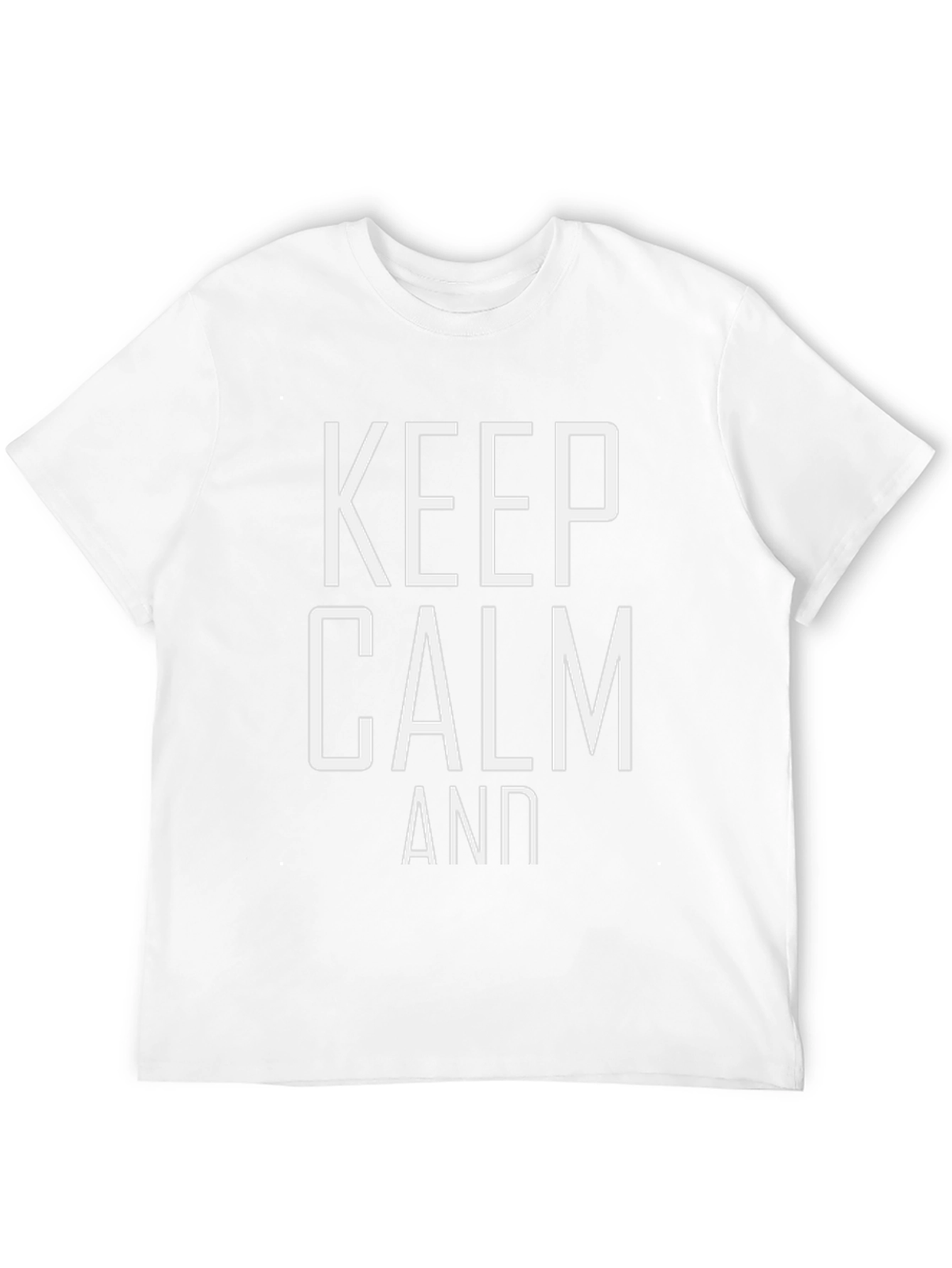 Keep Calm Graphic Tee - Black T-Shirt