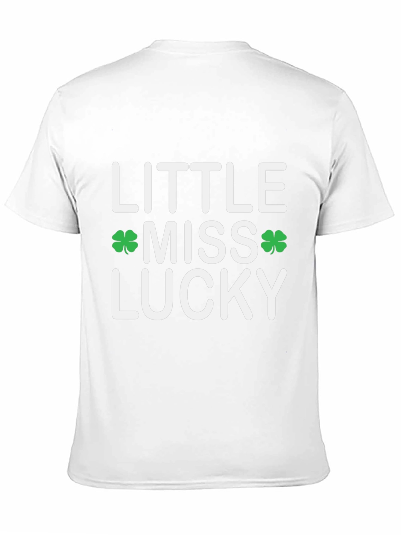 Little Miss Lucky Shamrock St. Patricks Day T-Shirt
