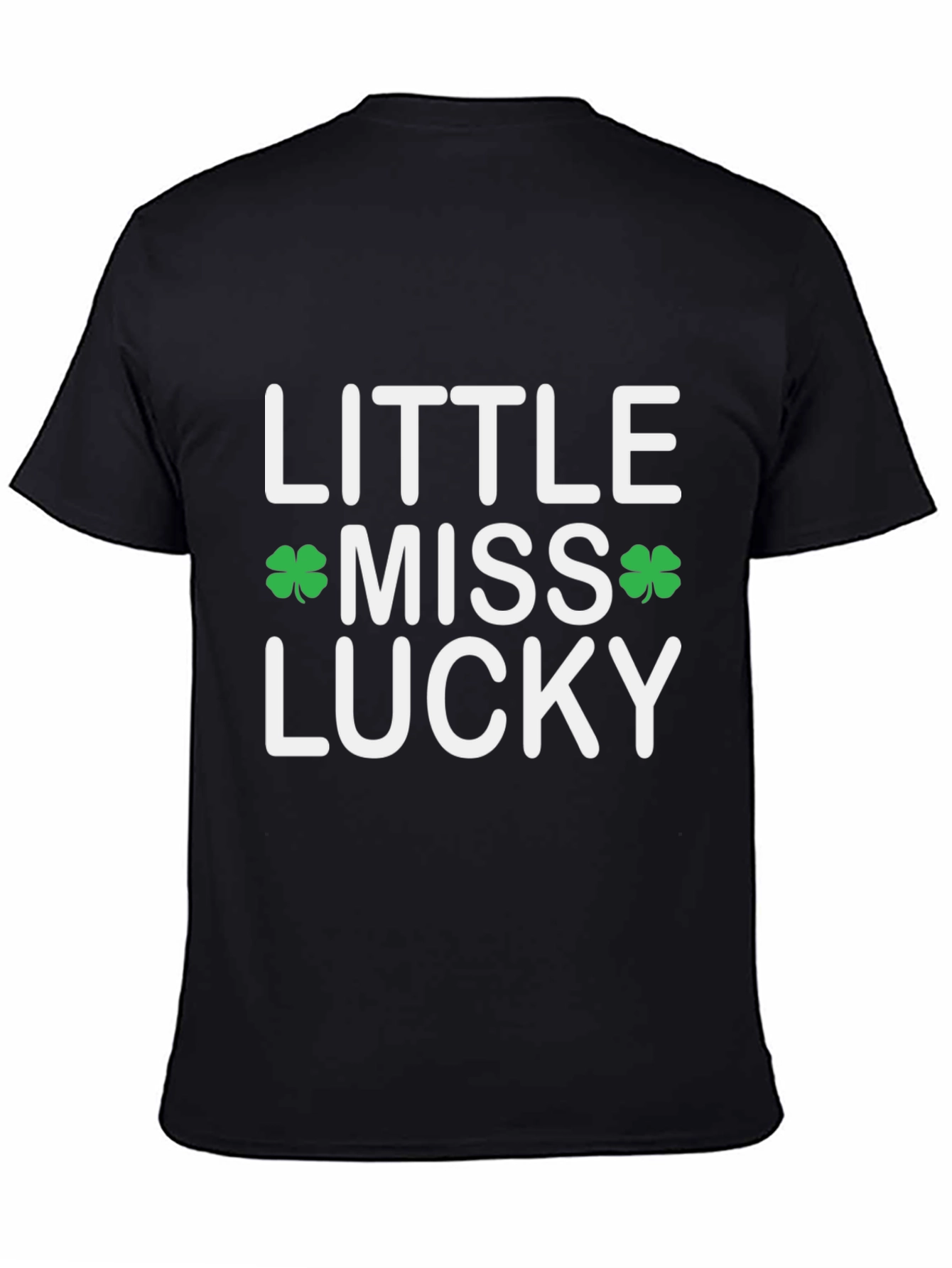 Little Miss Lucky Shamrock St. Patricks Day T-Shirt