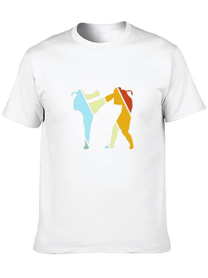 Retro Martial Arts T-Shirt: Kickboxing Design