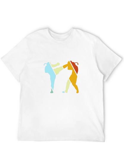 Retro Martial Arts T-Shirt: Kickboxing Design