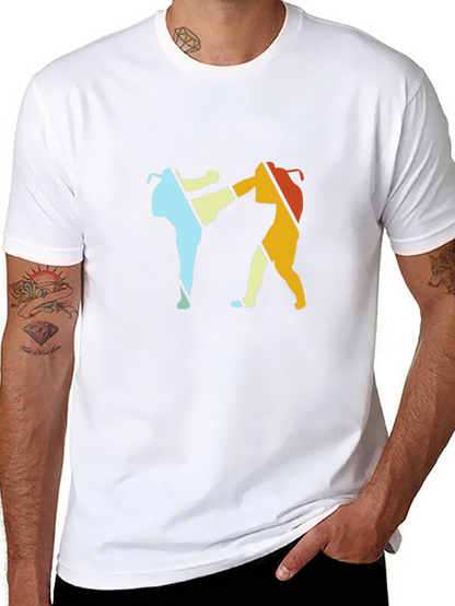 Retro Martial Arts T-Shirt: Kickboxing Design