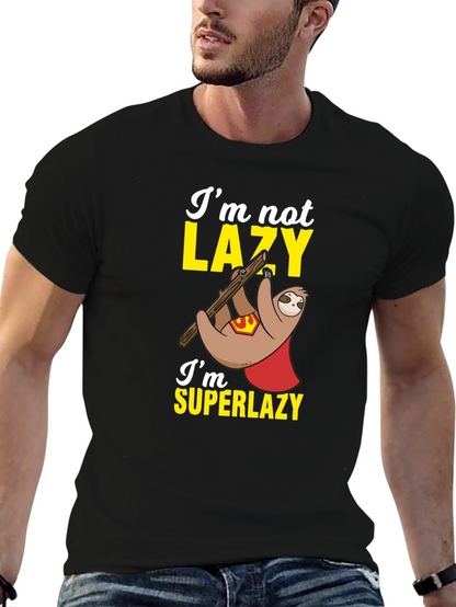 Funny Sloth Superlazy T-Shirt