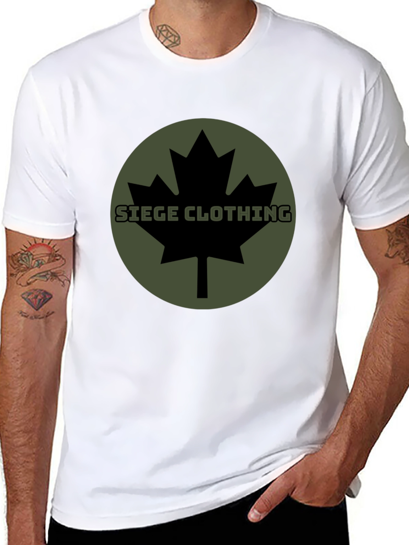Siege Clothing Maple Leaf Graphic Tee