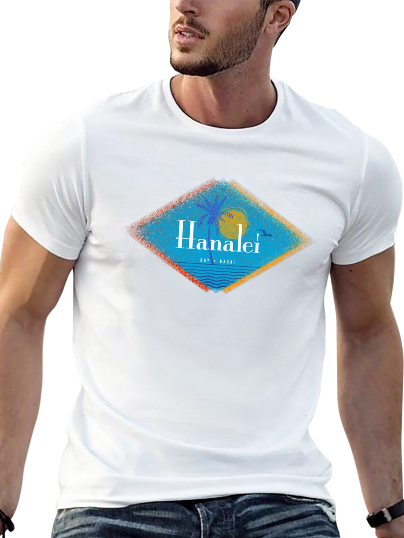 Hanalei Bay Kauai Graphic T-Shirt